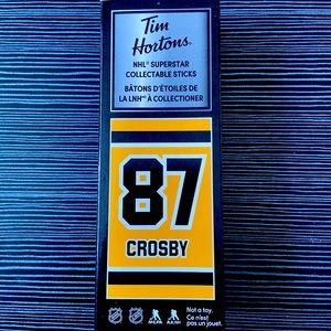 Tim Hortons NHL superstar collectable sticks Crosby
